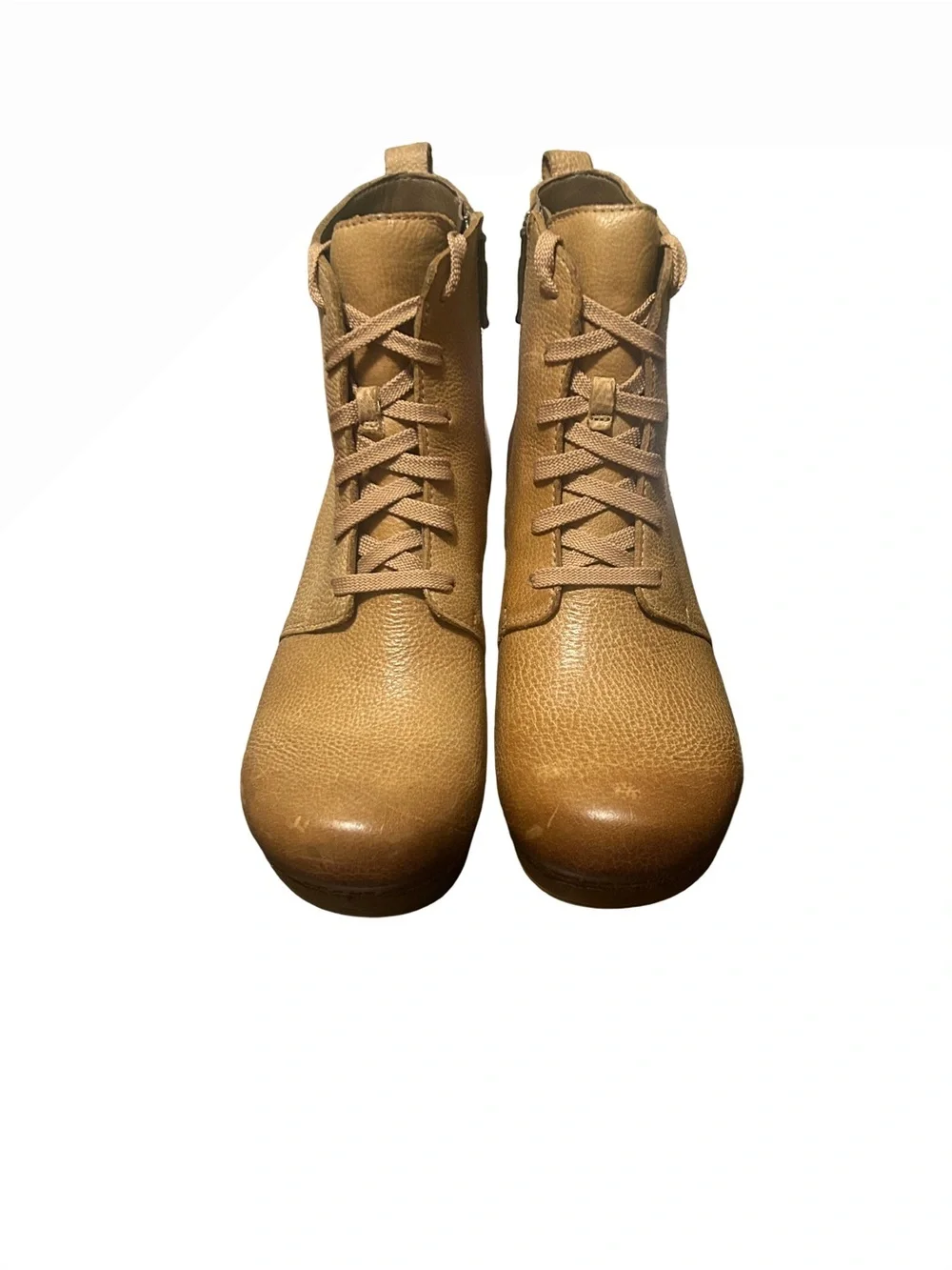 NWOB Dansko Sigourney Honey Distresses Boot Size 40